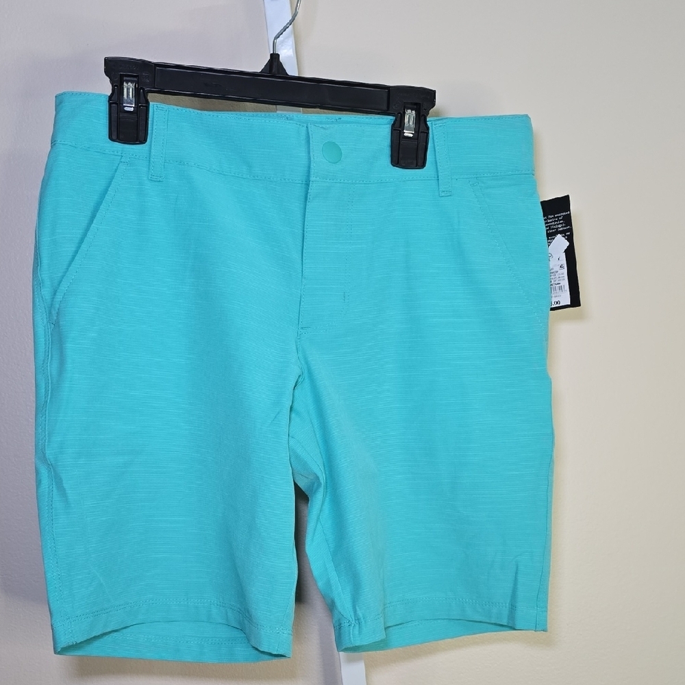 Art Class Blue Flat Front Shorts Boys Sz 12 (Husky)